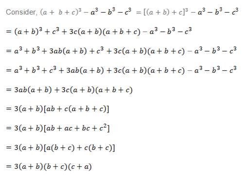 Prove That A B C 3 A3 C3 3 A B B C C A Polynomials Maths Class 9